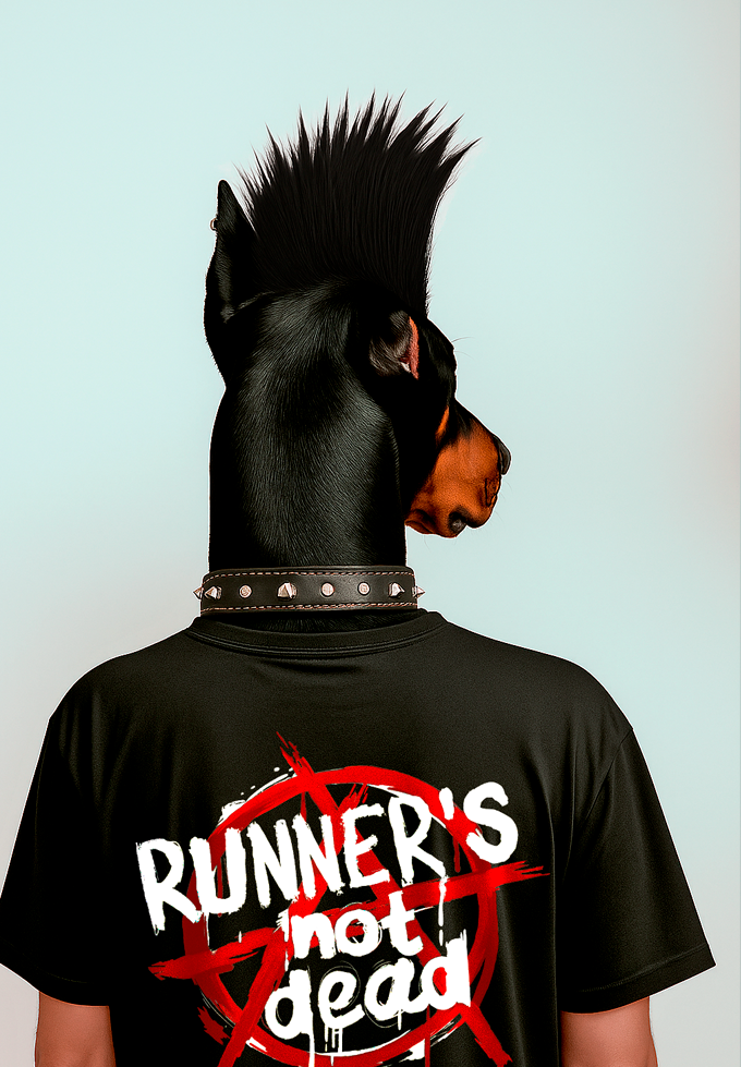 Футболка мужская Генскорости "Runners Not Dead"