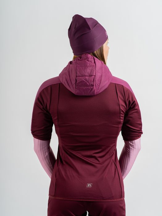 Жилетка женская NONAME SKI VEST 24 WOS WINE RED/DK RASBERRY, р-р 6-L