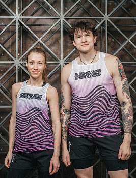 Майка мужская IN RUN WE TRUST Wave Motion