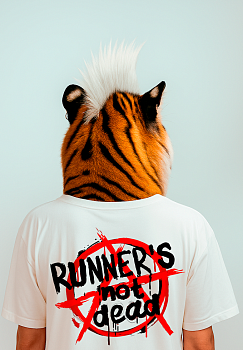 Футболка мужская Генскорости "Runners Not Dead"